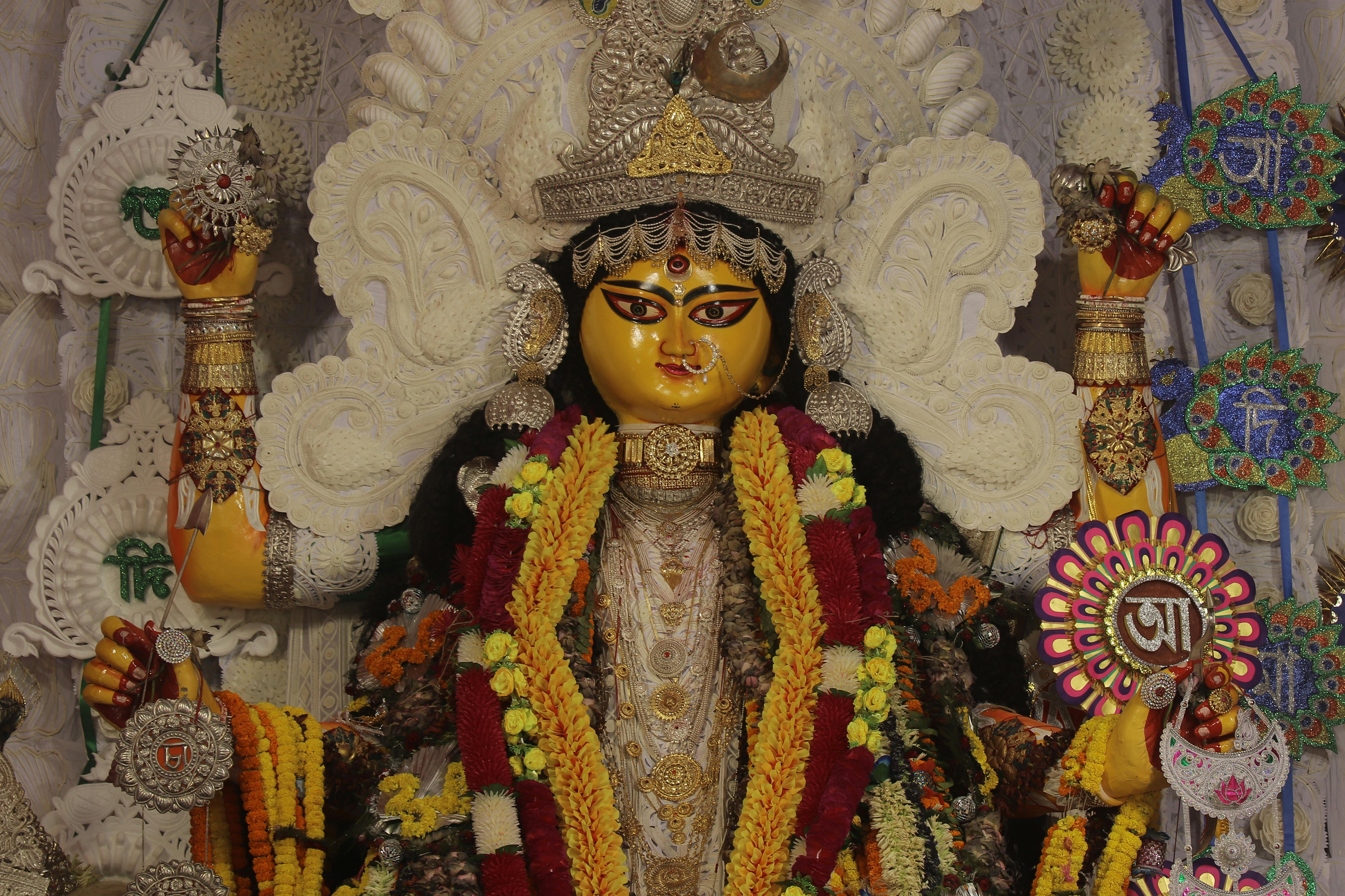 Grand Jagadhatri idol