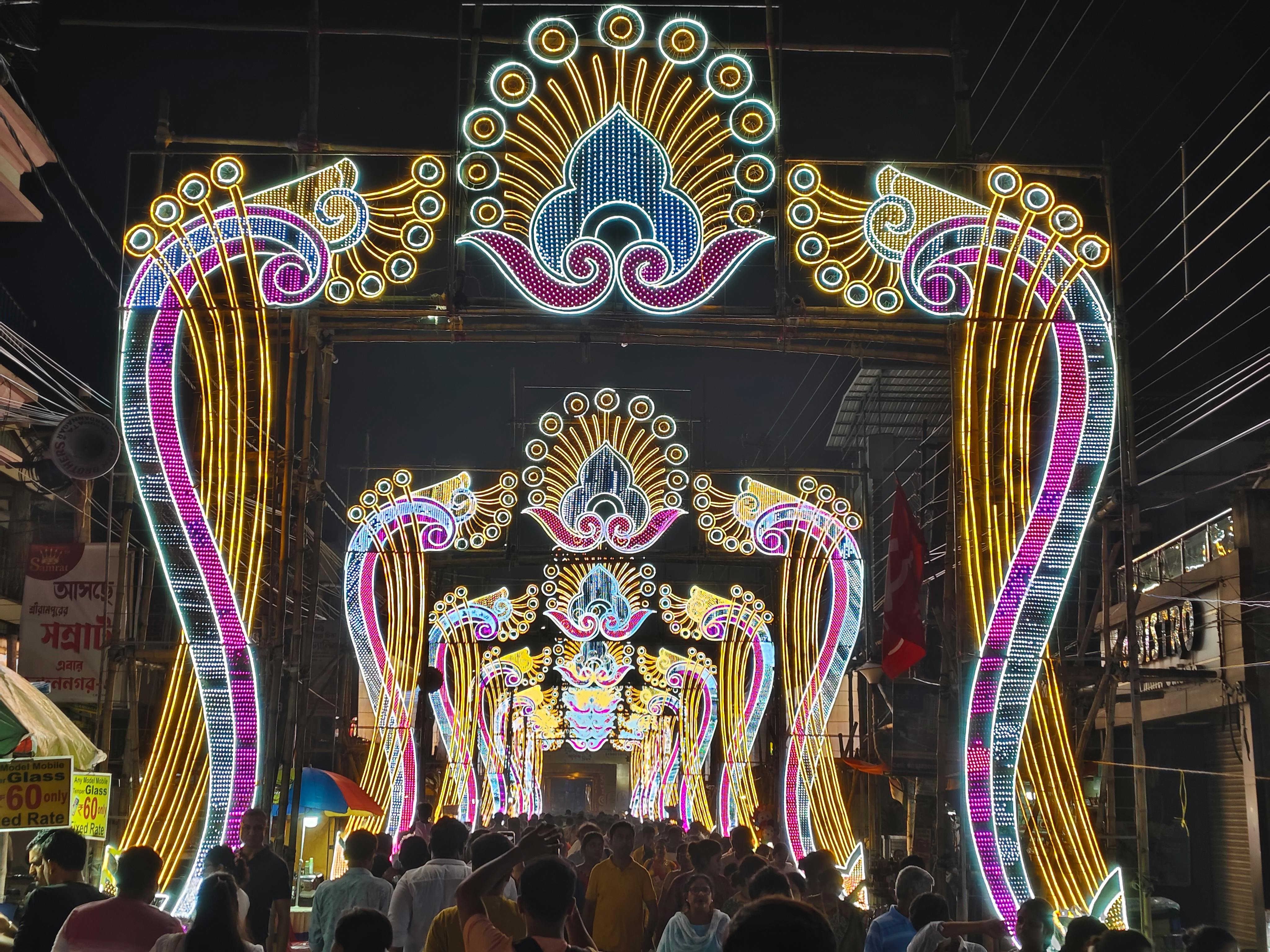 Grand Jagadhatri idol