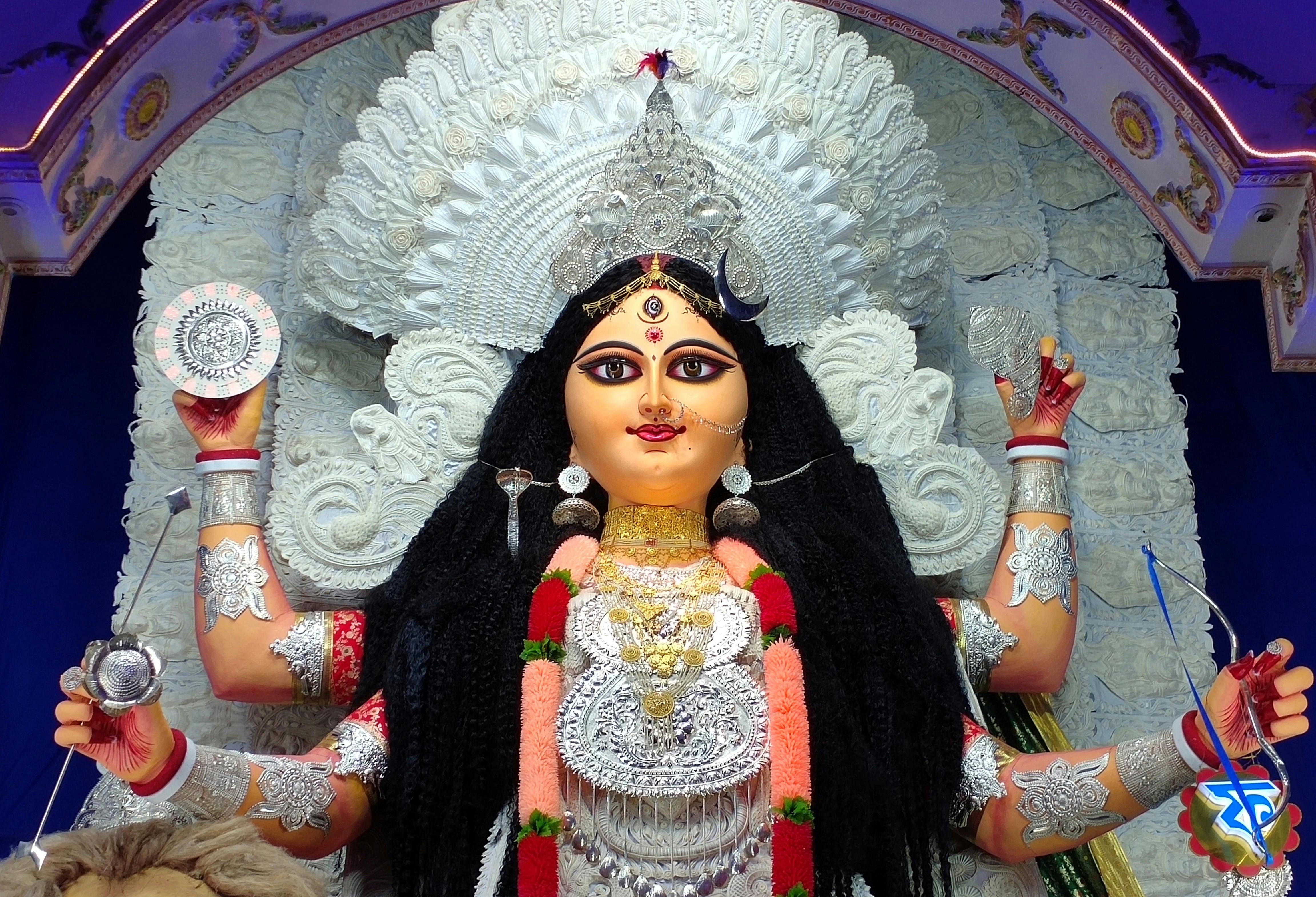 Grand Jagadhatri idol