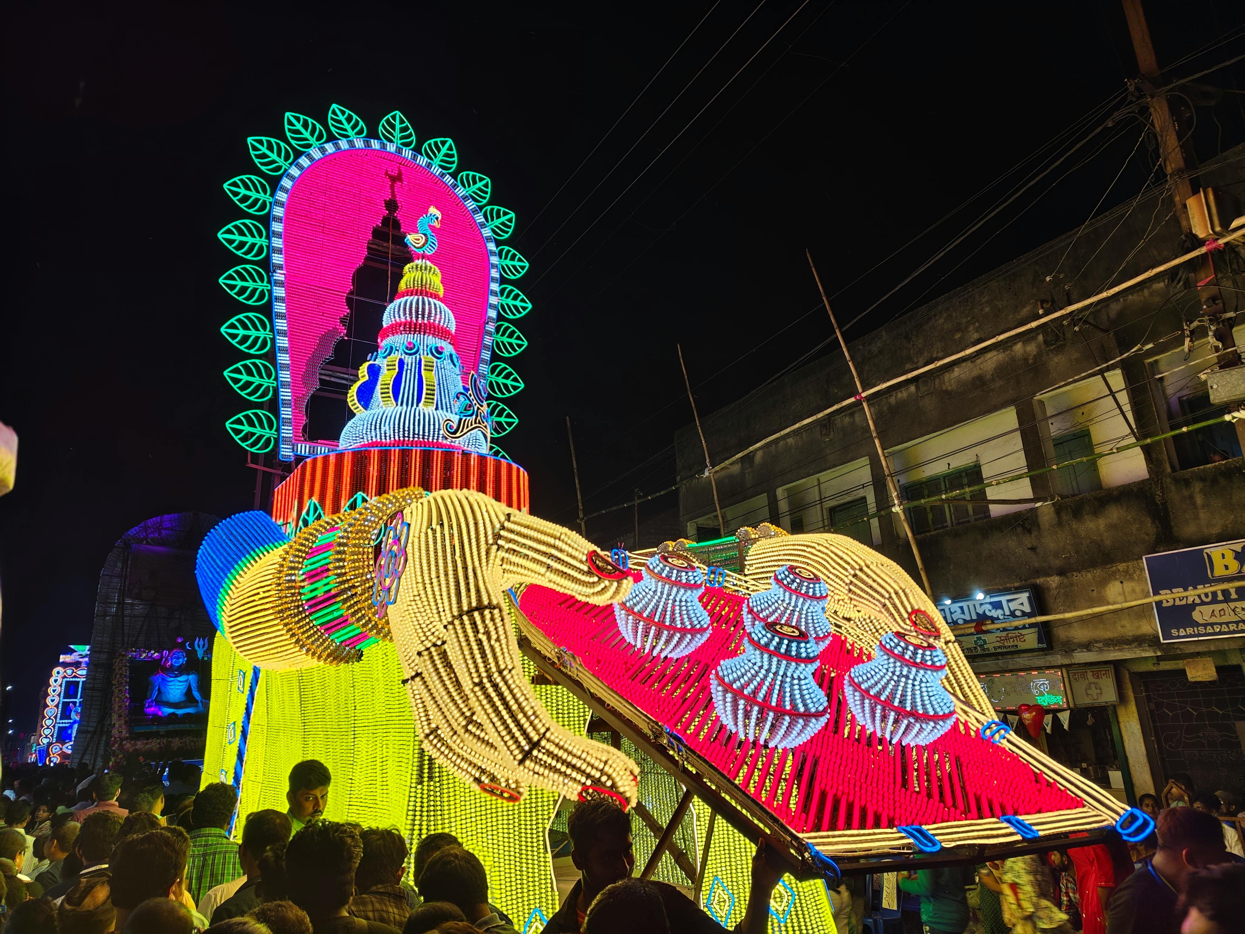 Grand Jagadhatri idol