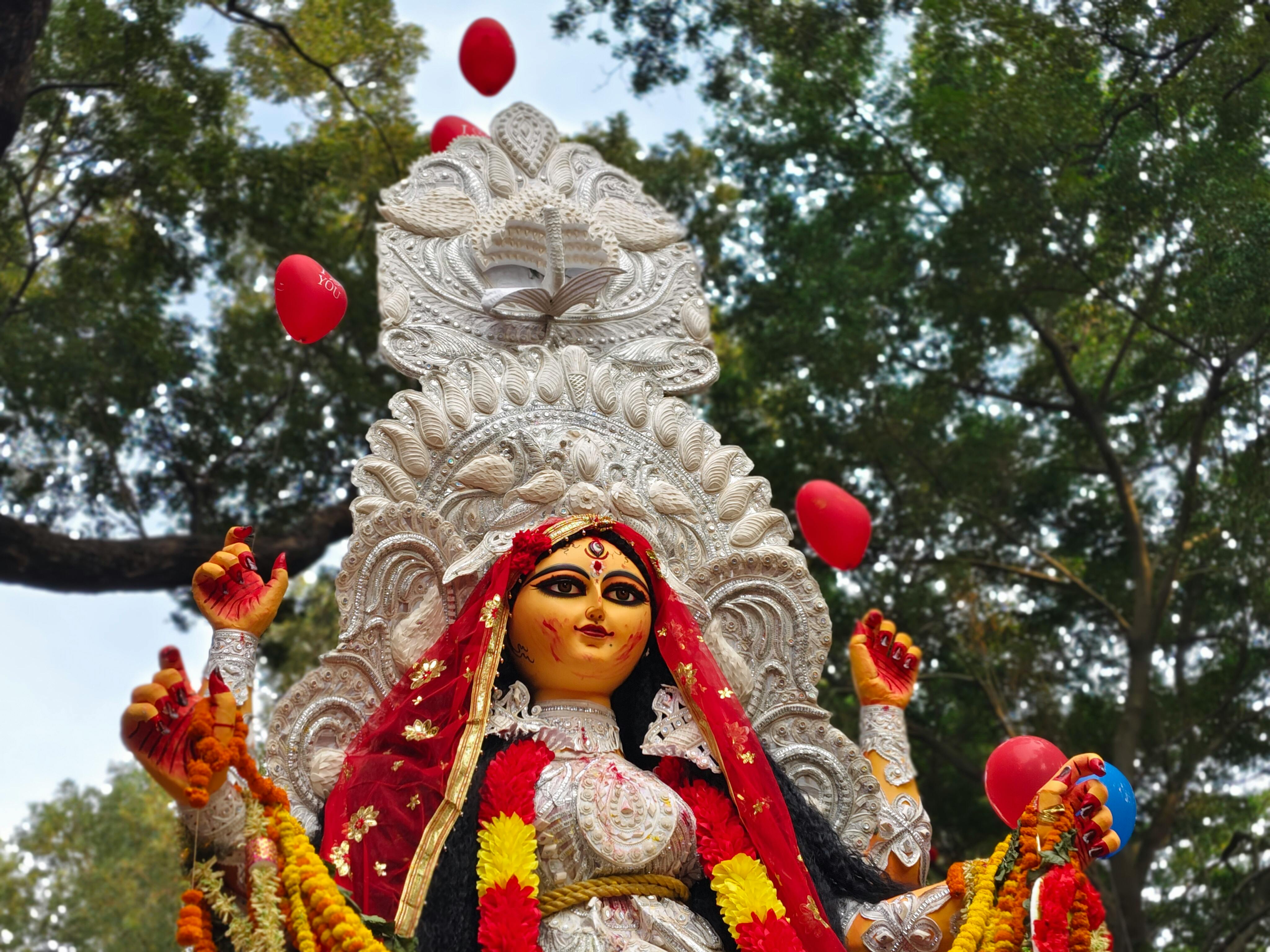 Grand Jagadhatri idol